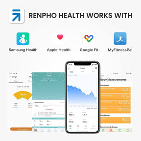 Renpho DE – Screenshot 1 mit Fitness und Gesundheit.