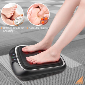 Shiatsu Elektrisches Fußmassagegerät mit Wärme Foot Massager Renpho DE