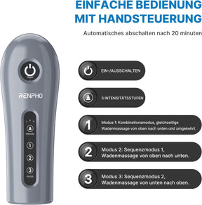 Beinmassagegerät für verstellbaren Beinwickel Leg Massager Renpho DE